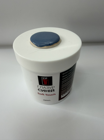 Глазур синя soft touch ZIP 500 мл